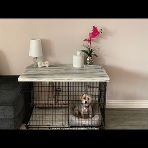 Dog crate table top